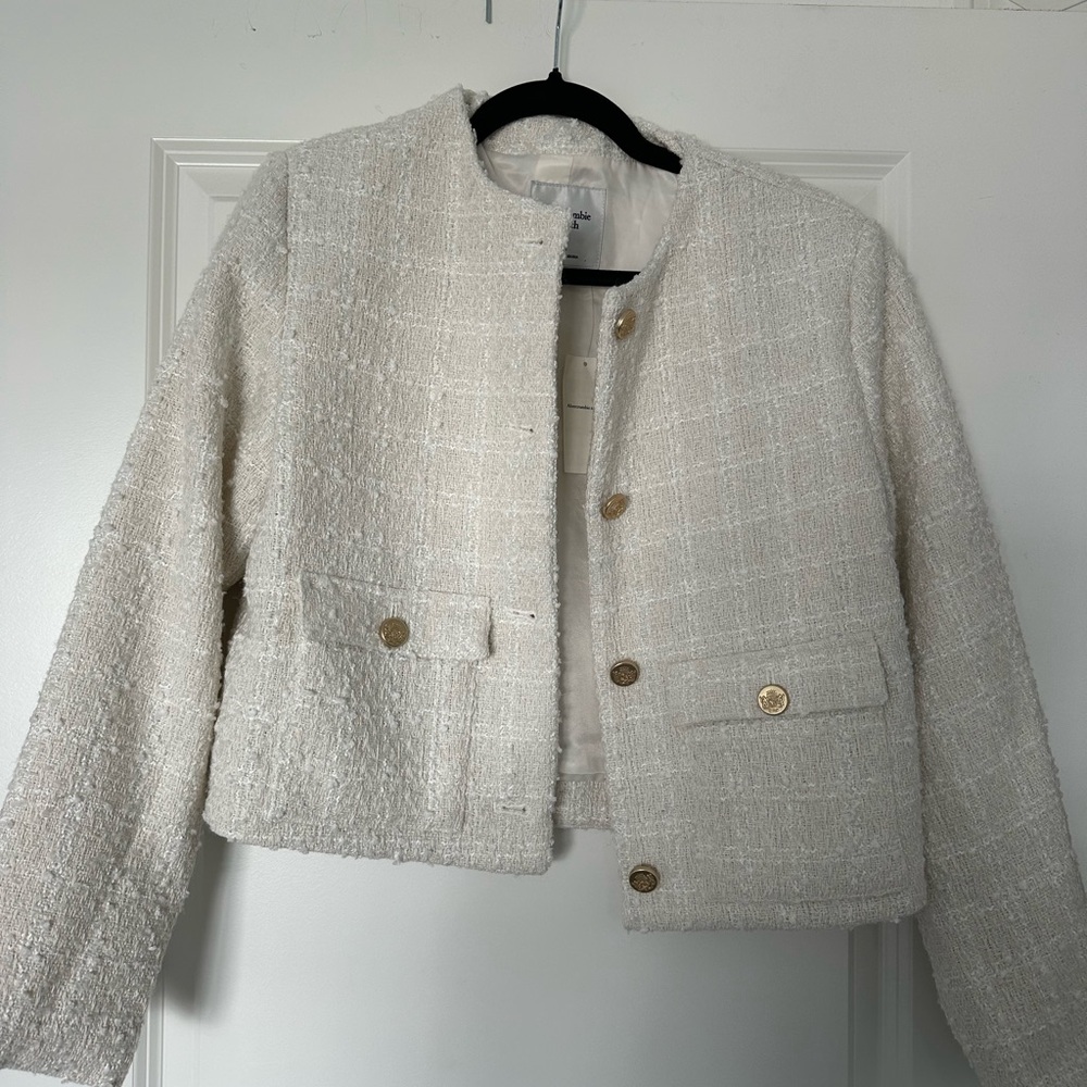 Abercrom Cream Tweed Jacket